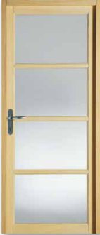 porte Nacre en bois exotique ton hetre