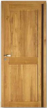 Porte Adagio - Chene rustique teinte clair brosse