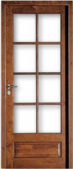Porte Azalee - Chene rustique antiquaire patine