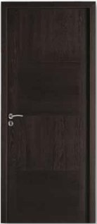 porte Basalte en Chene ton Wenge brosse