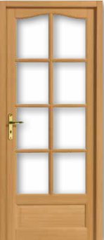 Porte bleuet - Bois exotique teinte hetre