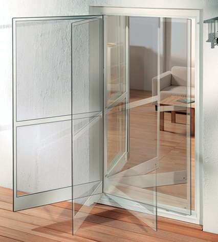 moustiquaire porte pivotante