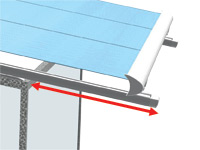 store de toiture de veranda b127 avec extension