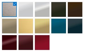 coloris aluminium anodisé technal