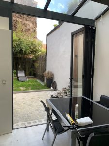 porte accordeon repliable aluminium technal ambial