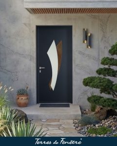 Porte entree alu