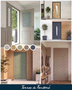 porte entree alu